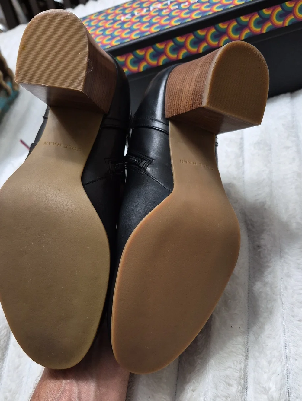Cole Haan Signature Grand Ankle Boots Leather Women's Sz 9.5